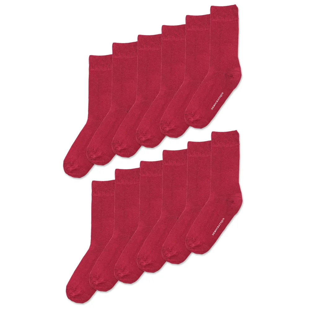 12-pack (pay for 10) of Bordeaux Socks