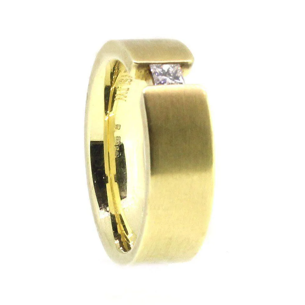 14ct Yellow Gold & Diamond Designer Ring