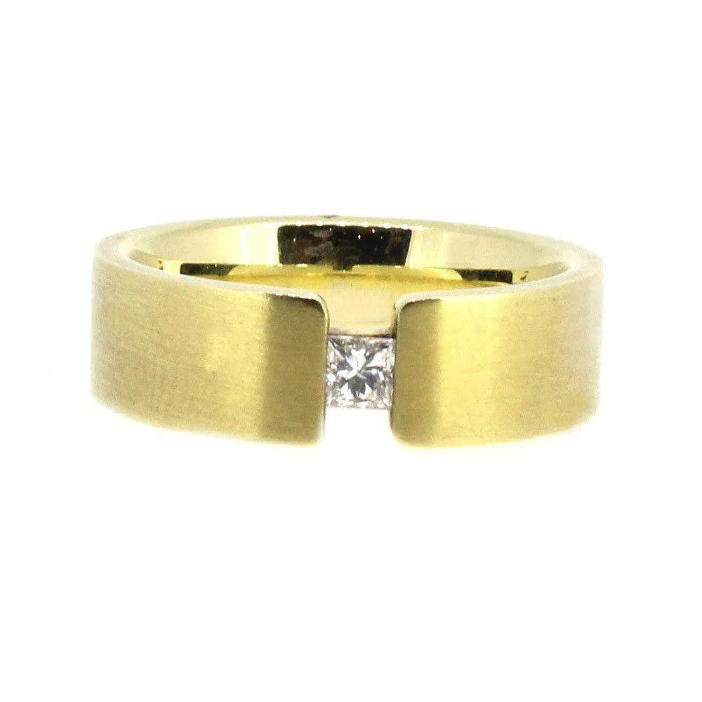 14ct Yellow Gold & Diamond Designer Ring