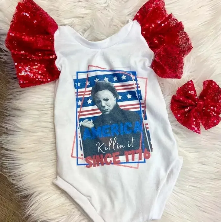 4th of July Romper