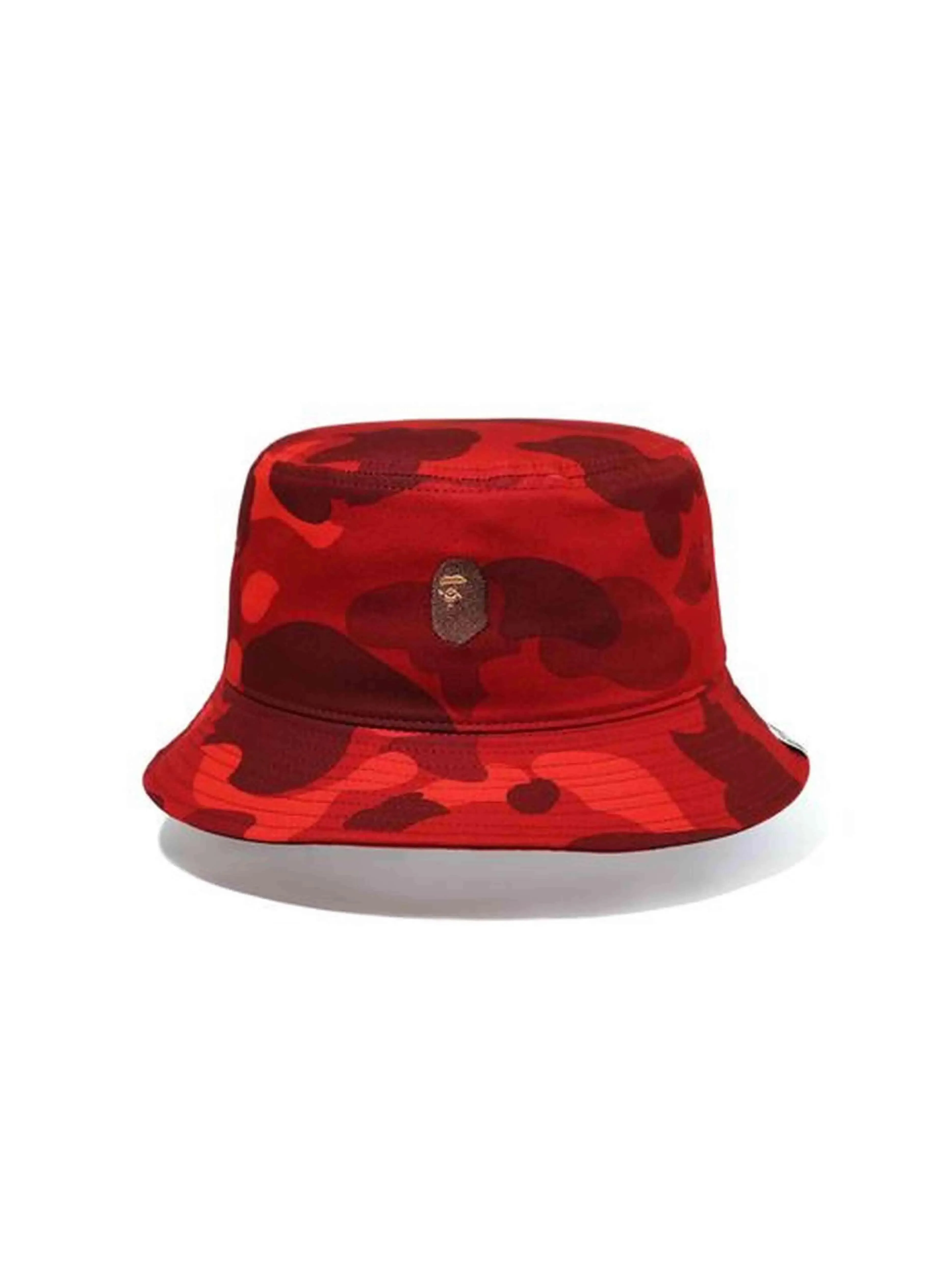 A Bathing Ape Red Camo Bucket Hat