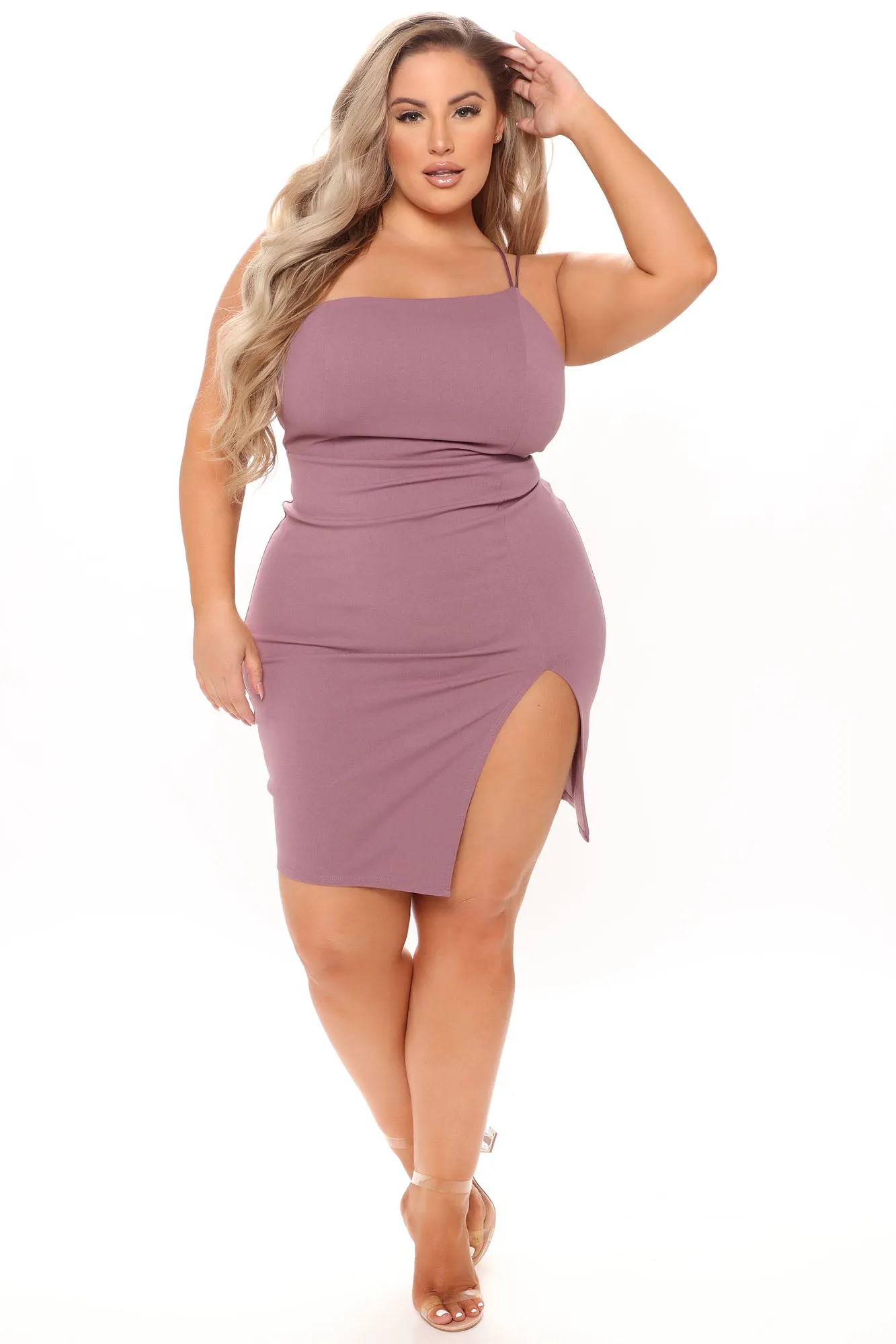 A Careless Night Midi Dress - Lavender