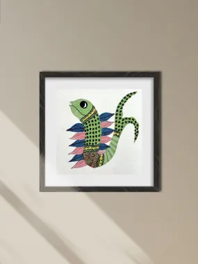 A fish In Gond by Kailash Pradhan