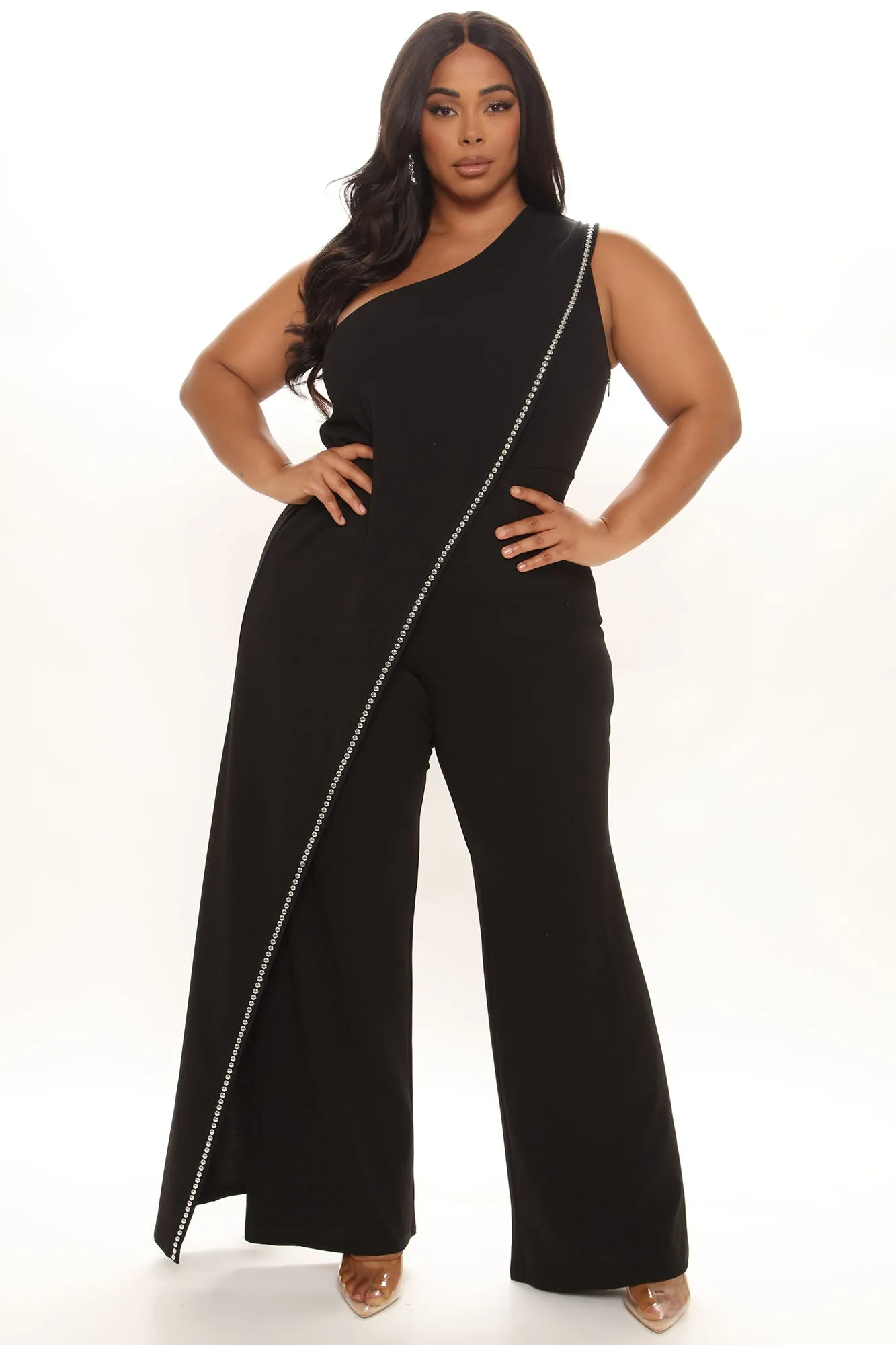 A Little Dramatic Jumpsuit - Black