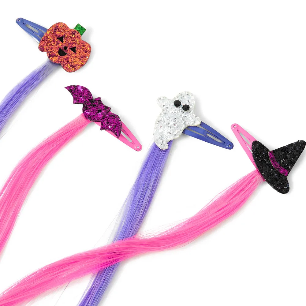 Accessorize London Girl's Multi Halloween Fake Hair Extensions Set Of 3