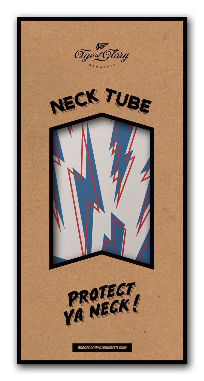 Age Of Glory Bolts Neck Tube - White/Blue/Red