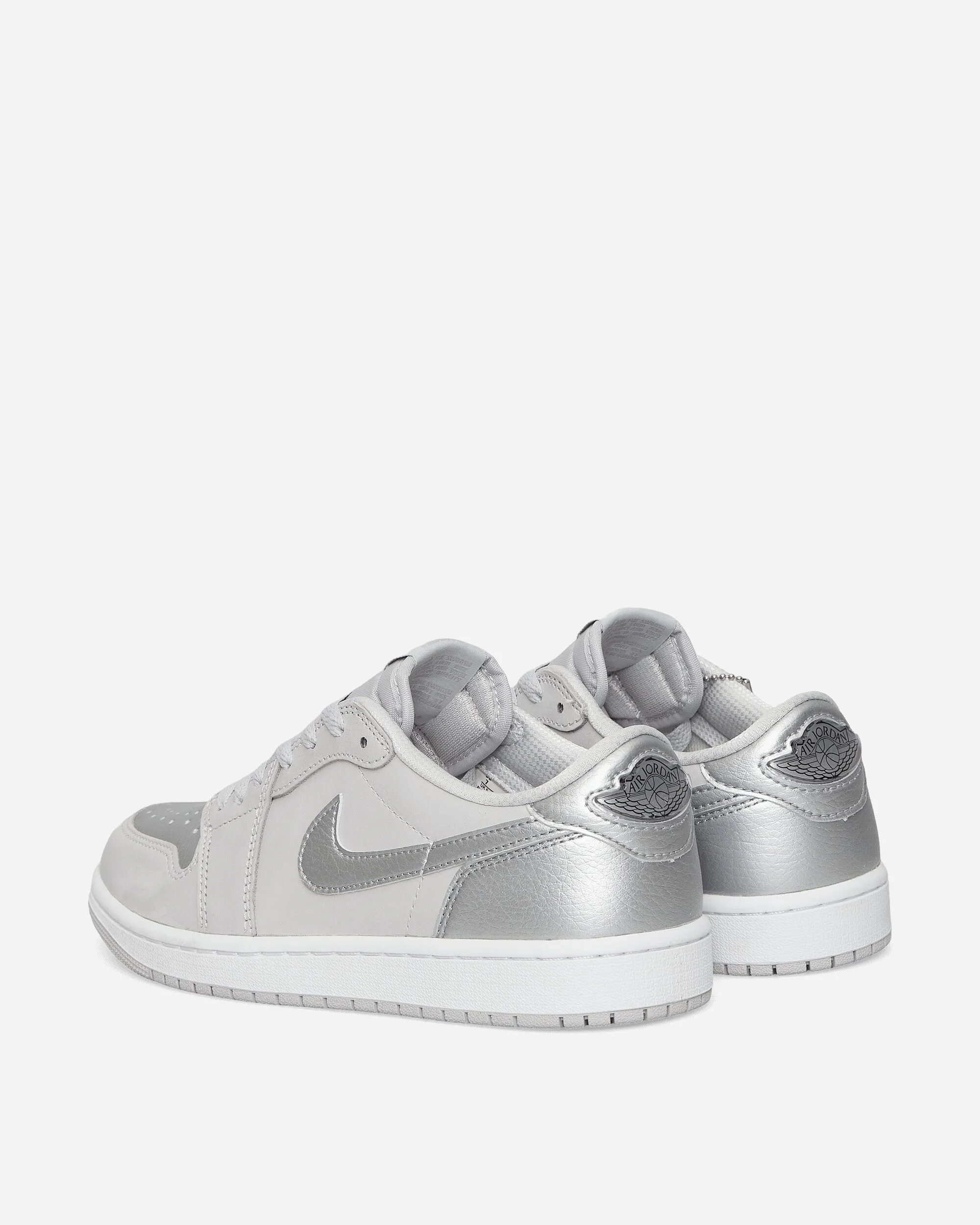 Air Jordan 1 Retro Low OG Sneakers Neutral Grey / Metallic Silver