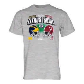 Alabama Crimson Tide Michigan Wolverines 2020 CFP VRBO Citrus Bowl T-Shirt