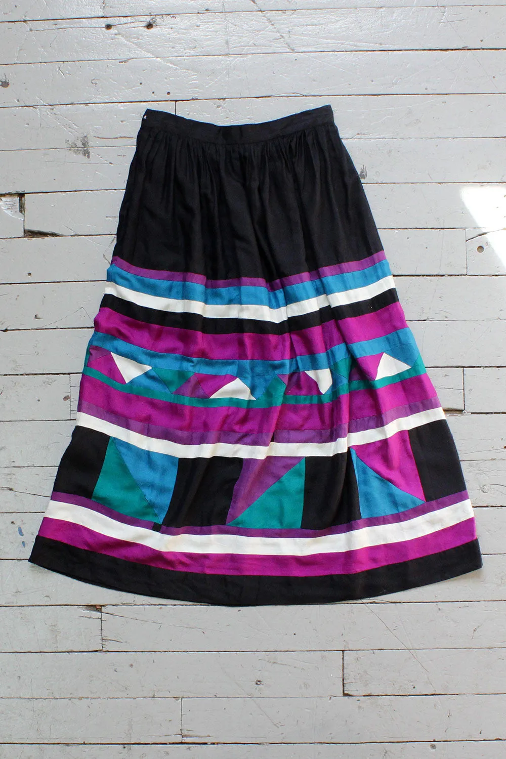 Alpenblick Patchwork Skirt M