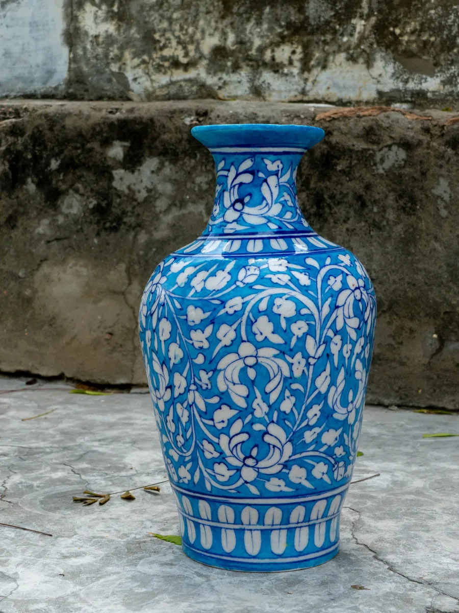 An Artful Treasure with Soulful Elegance Blue Pottery By Gopal Lal Kharol