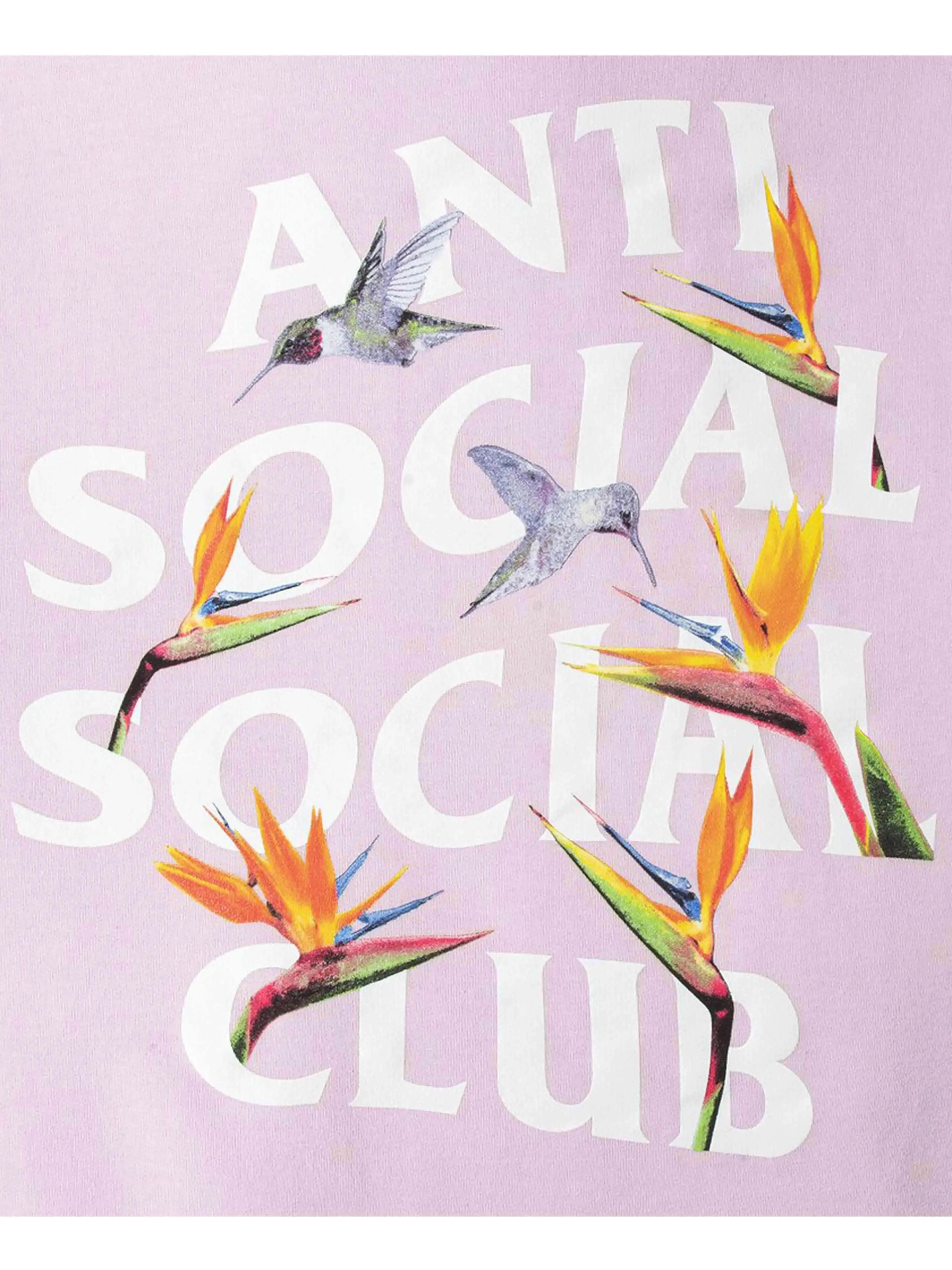 Anti Social Social Club Pairs of Dice Hoodie Pink