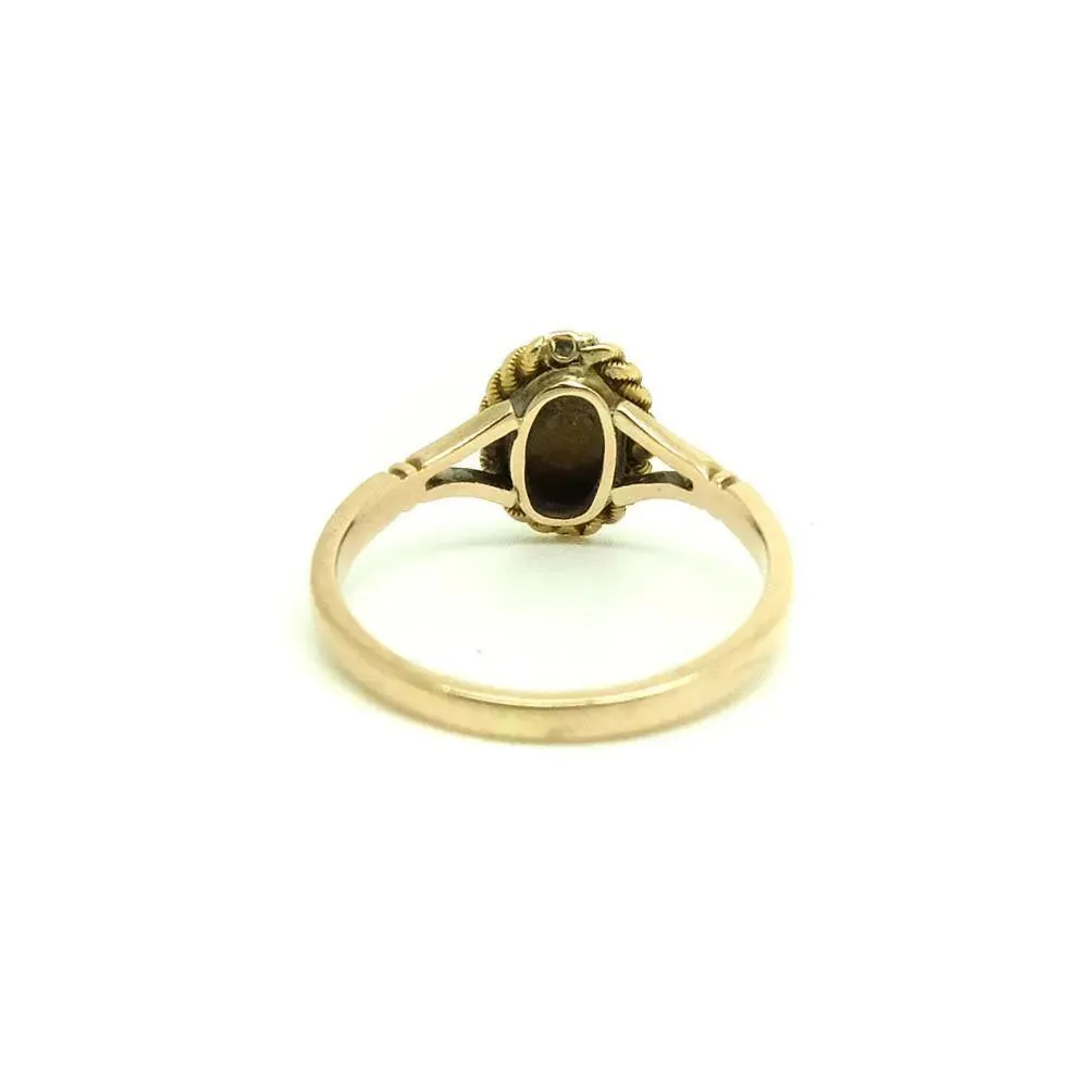 Antique Victorian (1837-1901) Diamond 9ct Gold Ring