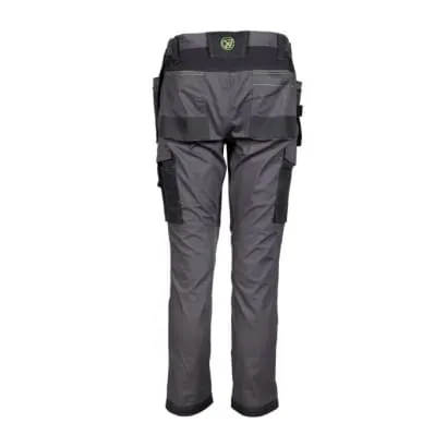 Apache Sudbury Slim Fit Stretch Work Trousers - Grey/Black