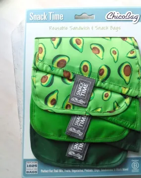 Avocado Reusable Snack Bags ll ChicoBag