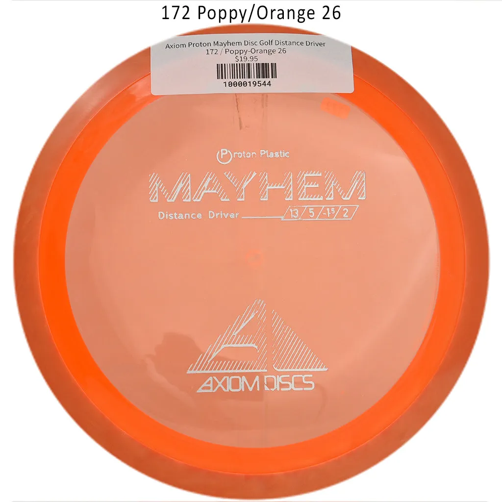 Axiom Proton Mayhem Disc Golf Distance Driver*