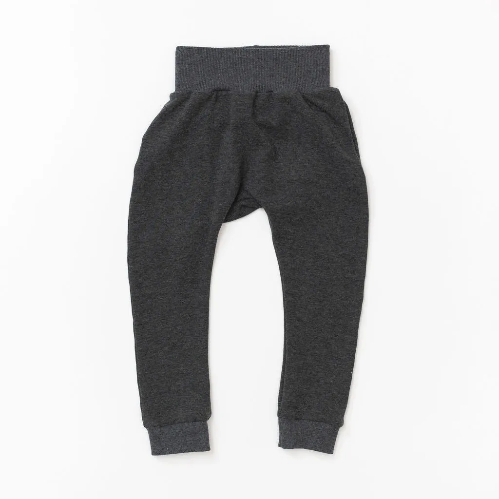 Bamboo Jogger in Pepper French Terry