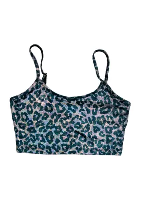 BeachRiot Sport - Metallic Leopard Sports Bra