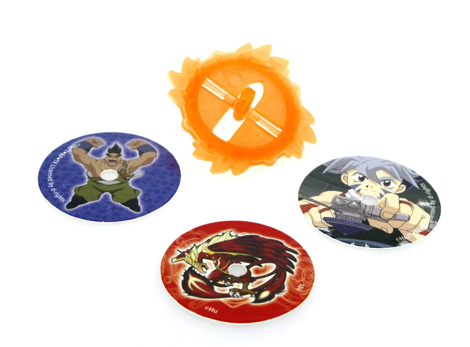 Beyblade Pogs Collectible Retro Spins Game x 5 Booster Packs