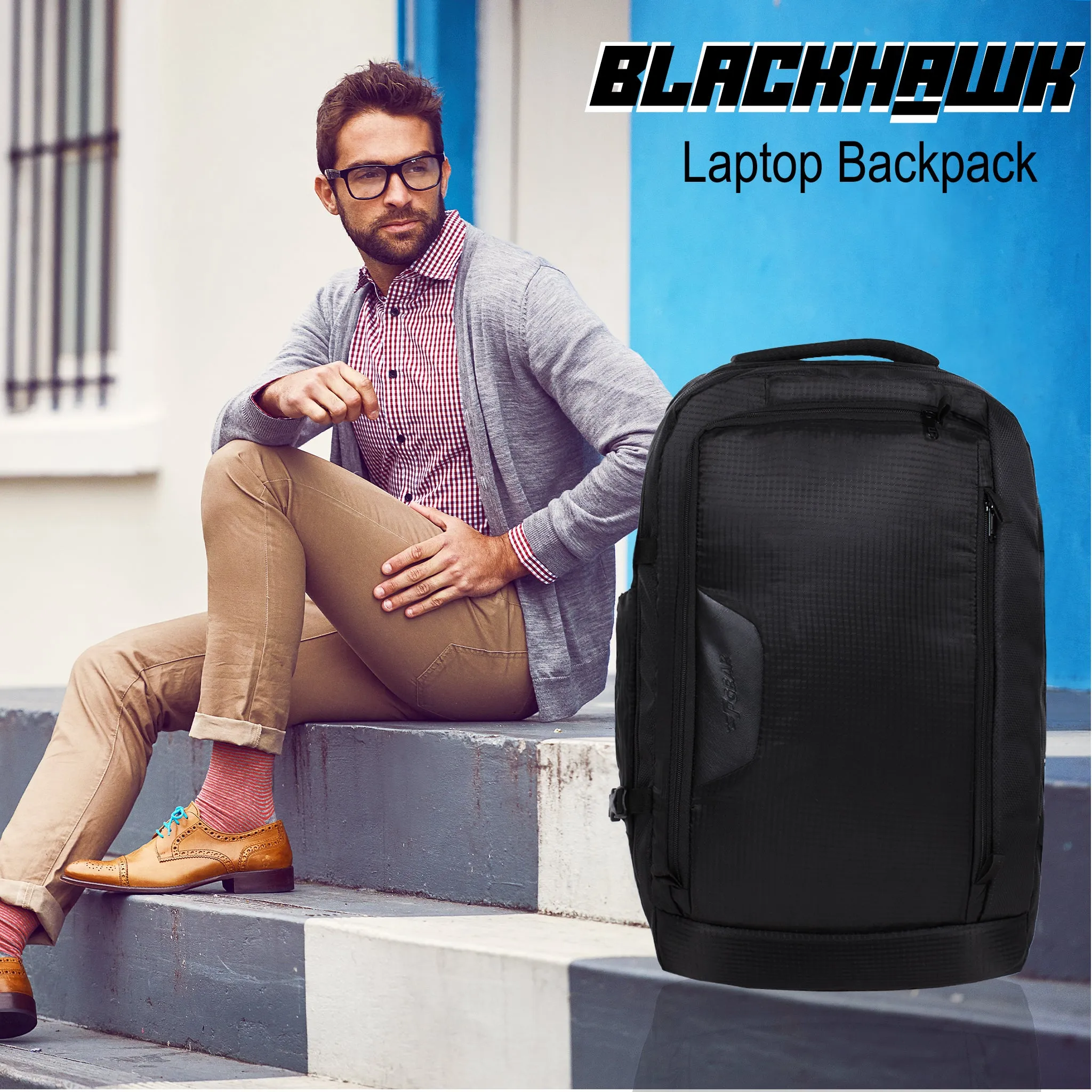 Blackhawk 40L Black Laptop Backpack