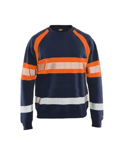 Blaklader Class 1 High Visibility Premium Sweatshirt - Soft and Comfortable