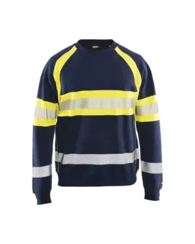 Blaklader Class 1 High Visibility Premium Sweatshirt - Soft and Comfortable