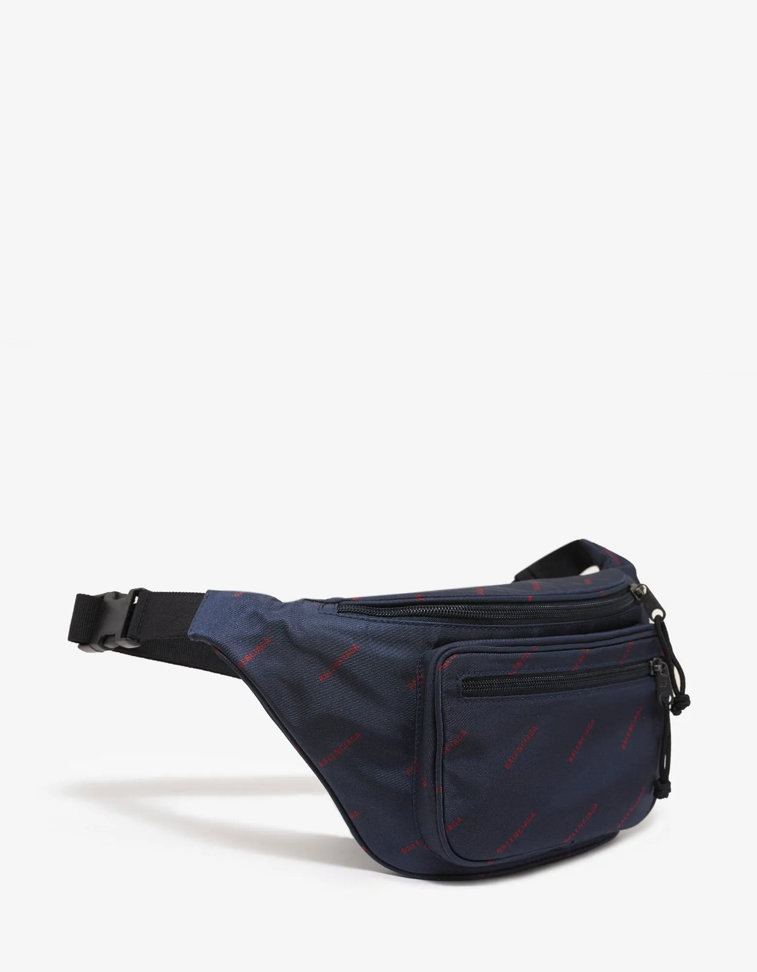 Blue All-Over Logo Waist Bag