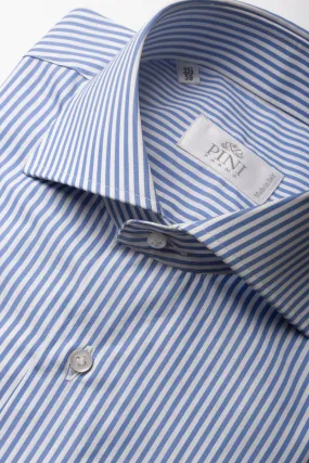 Blue Striped Shirt - Made in Italy