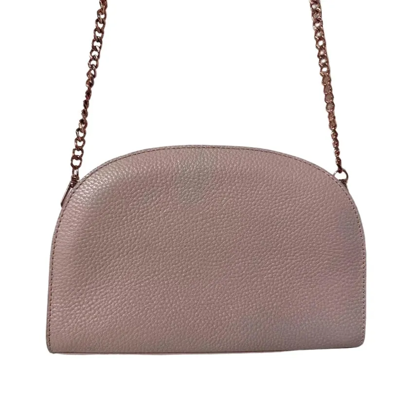 Blush Pink Pebble Crossbody with Rose Gold Tassle