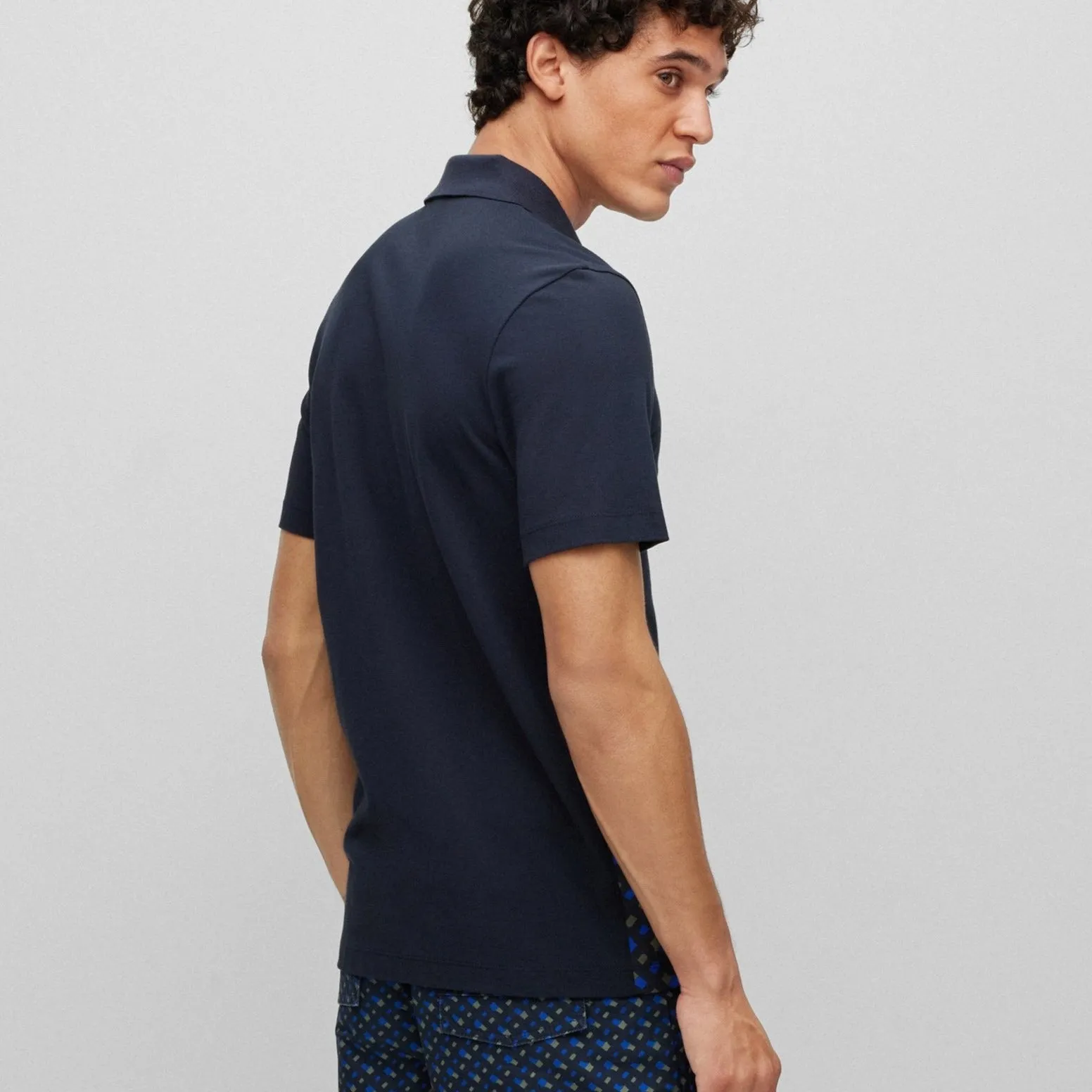 BOSS Parlay Navy Polo