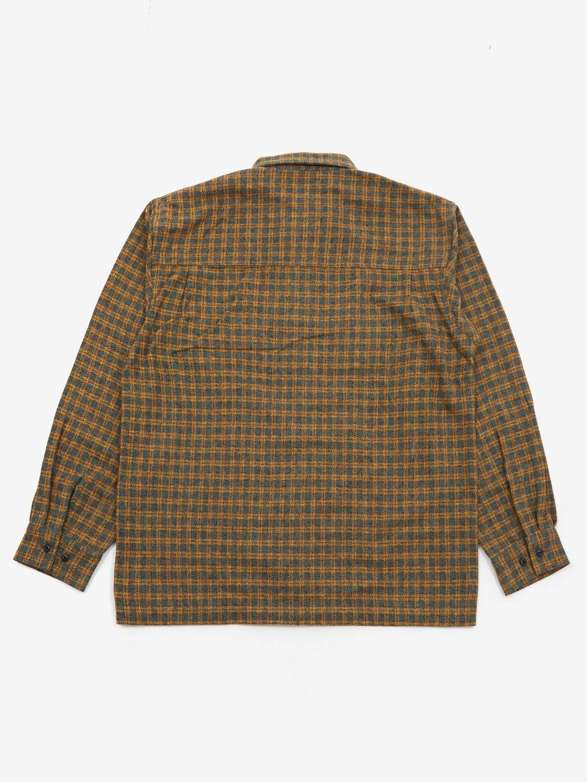 BoTT Zip Up Flannel Shirt - Green