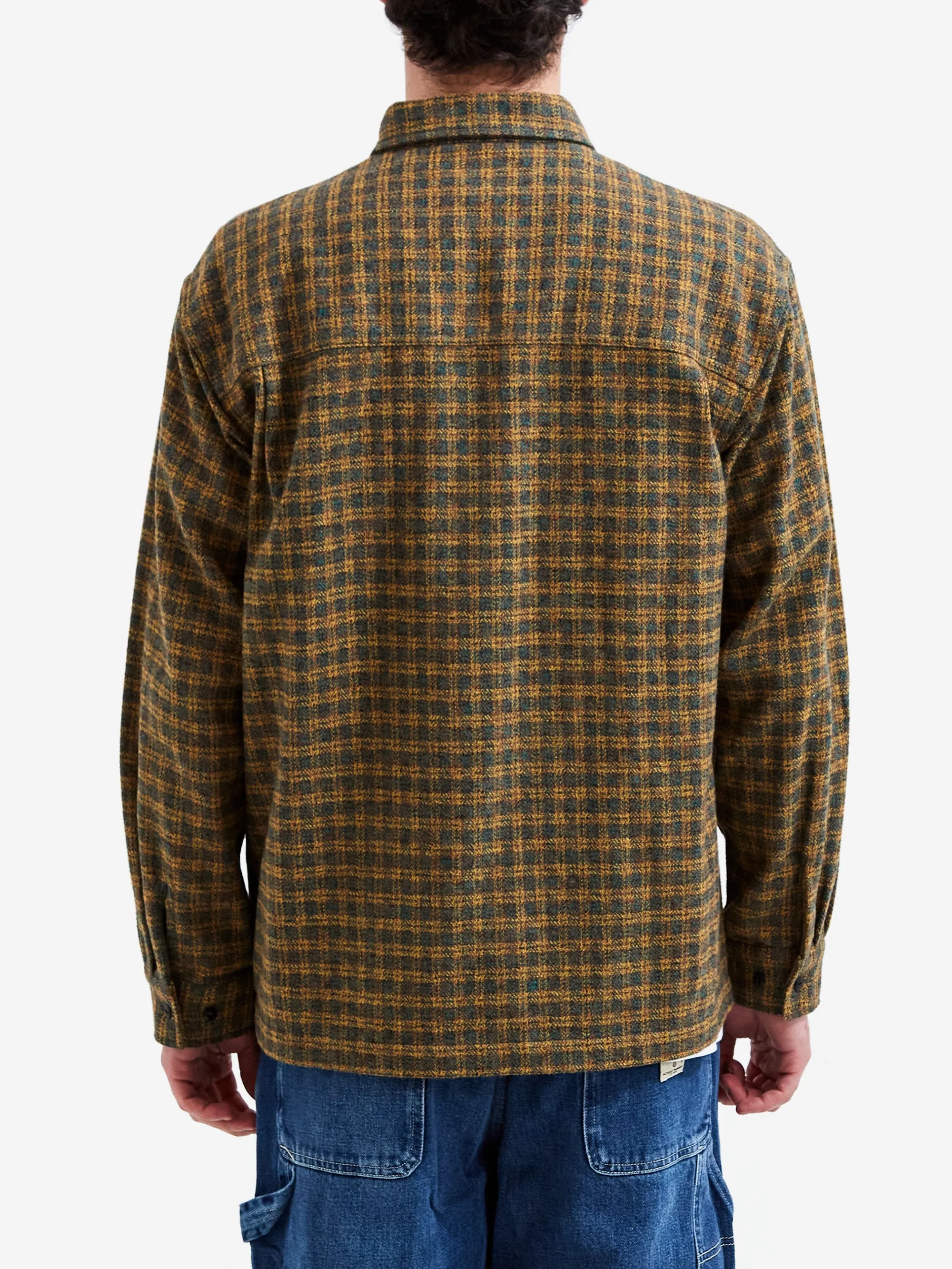 BoTT Zip Up Flannel Shirt - Green