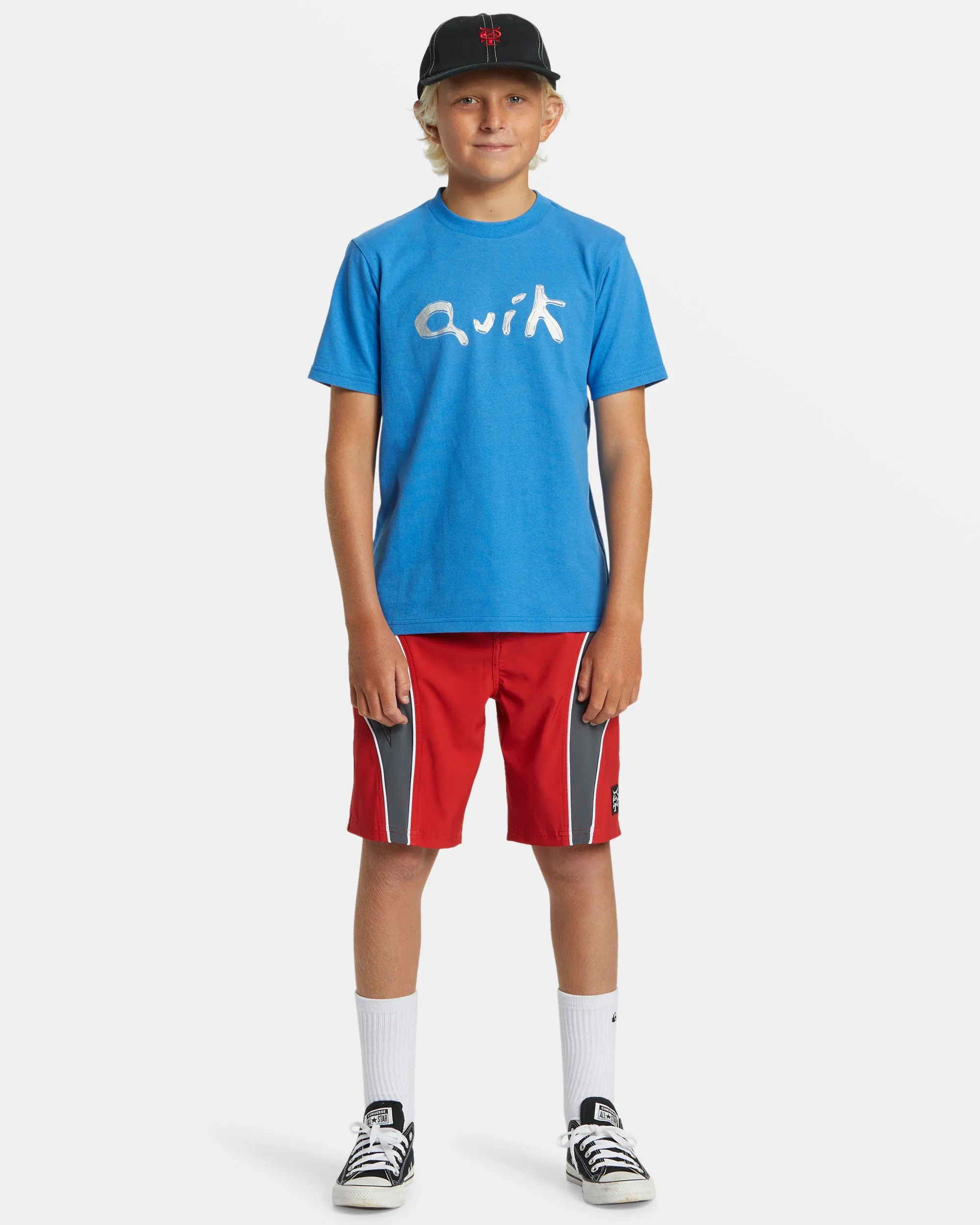 Boys 8-16 Quik Liquid T-Shirt - Nebulas Blue