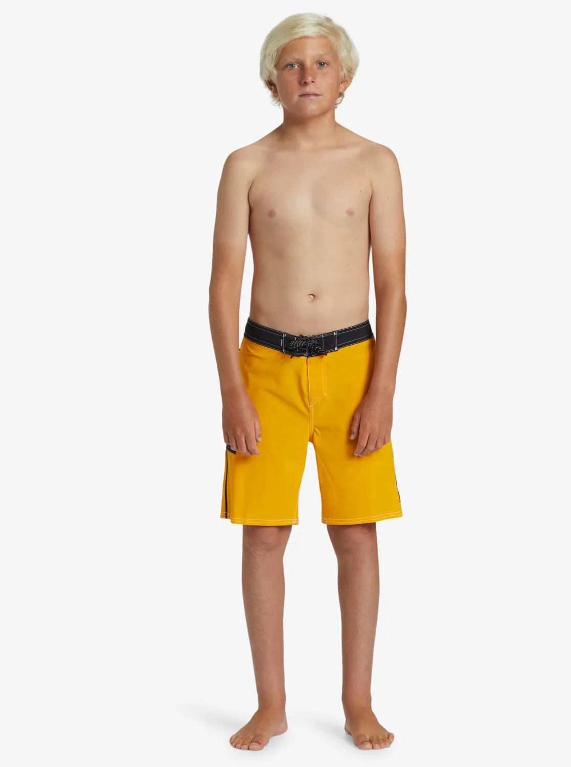 Boys 8-16 Saturn Solid 17" Boardshorts - Radiant Yellow