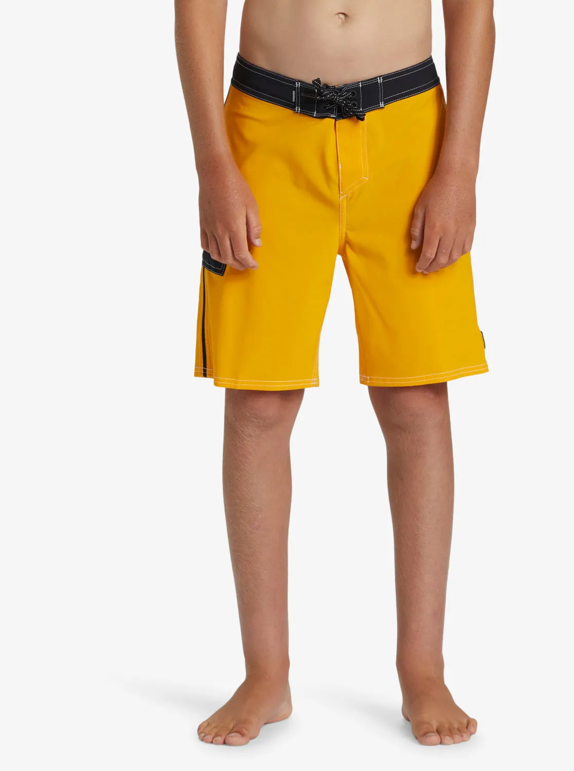 Boys 8-16 Saturn Solid 17" Boardshorts - Radiant Yellow