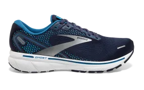 Brooks Ghost 14 Mens Running Shoe Navy/Stellar/White