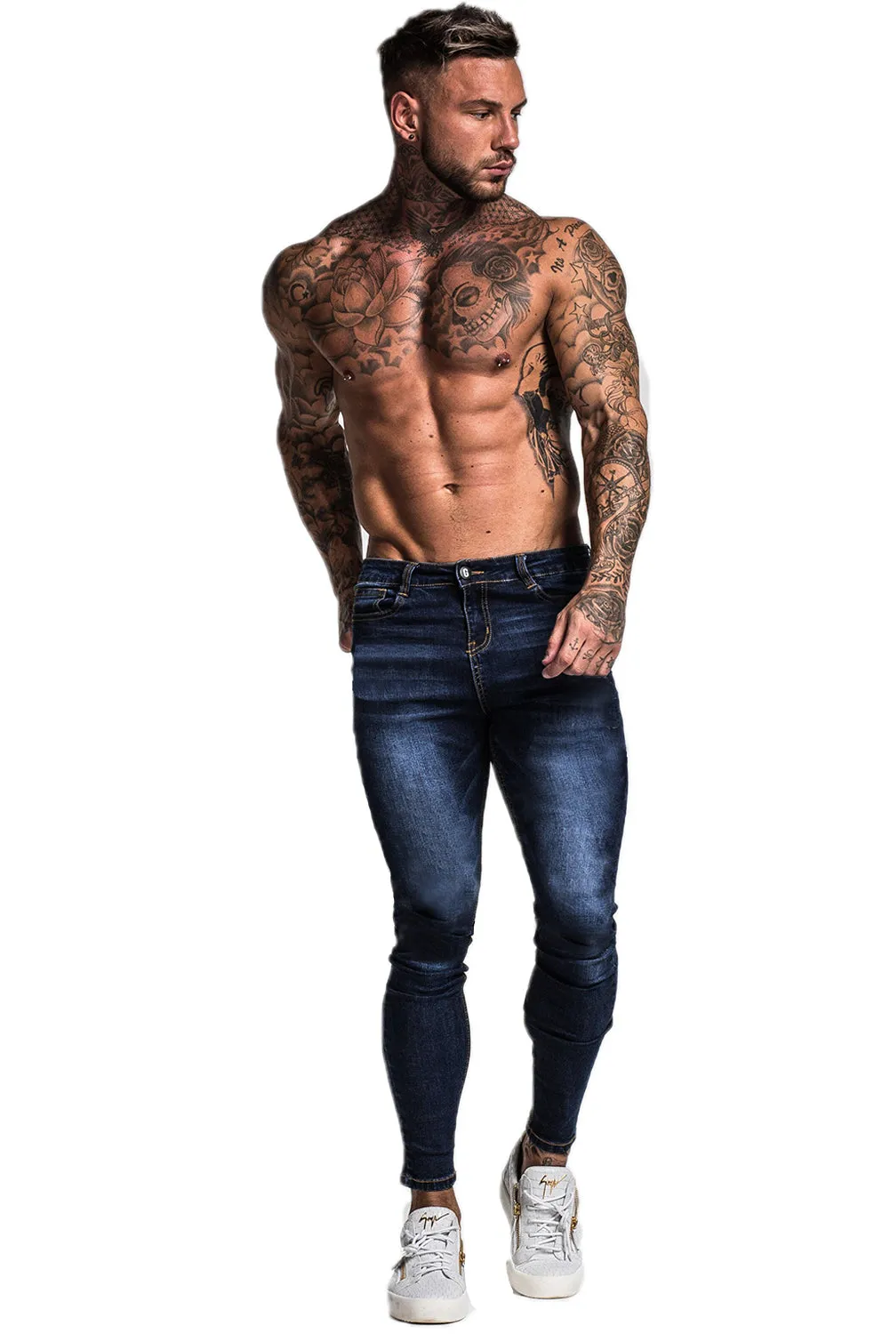 Buy $80 Free Shipping Super Stretch Skinny Jean - Blue