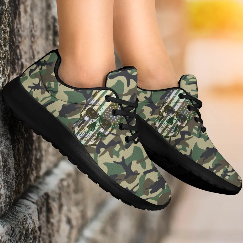 Camo Skull Sport Sneakers