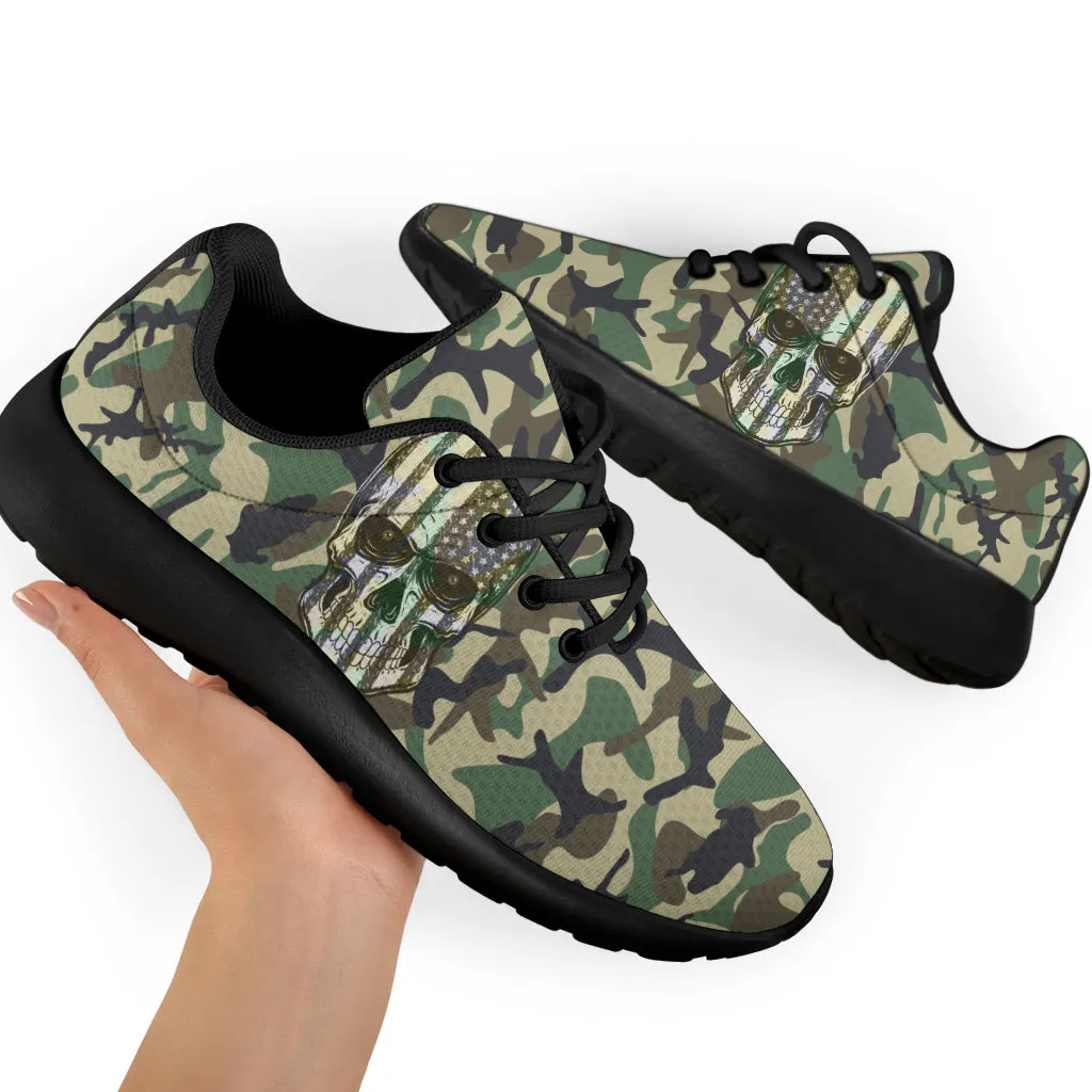 Camo Skull Sport Sneakers