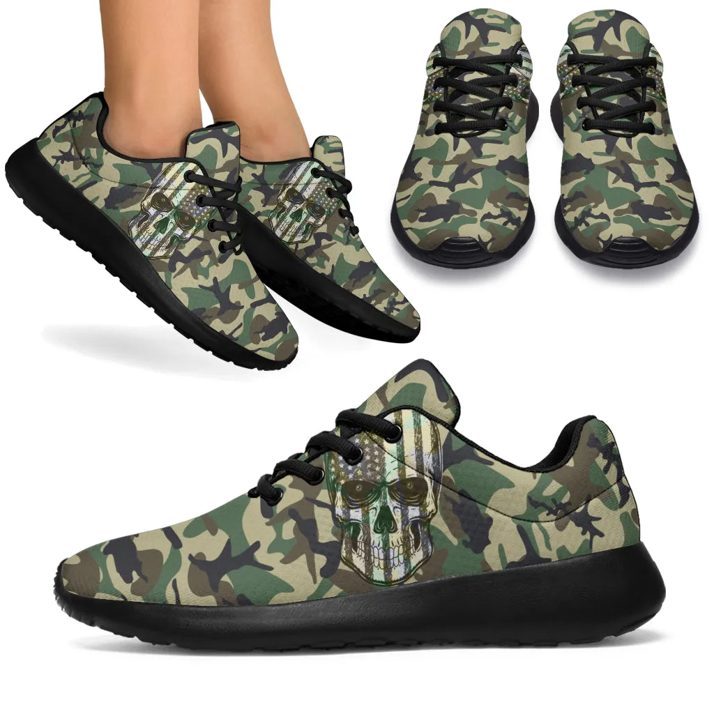 Camo Skull Sport Sneakers