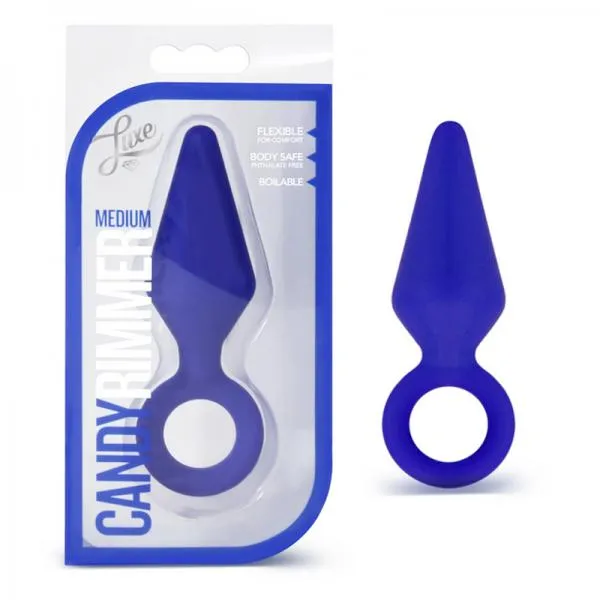 Candy Rimmer Medium Butt Plug Blue