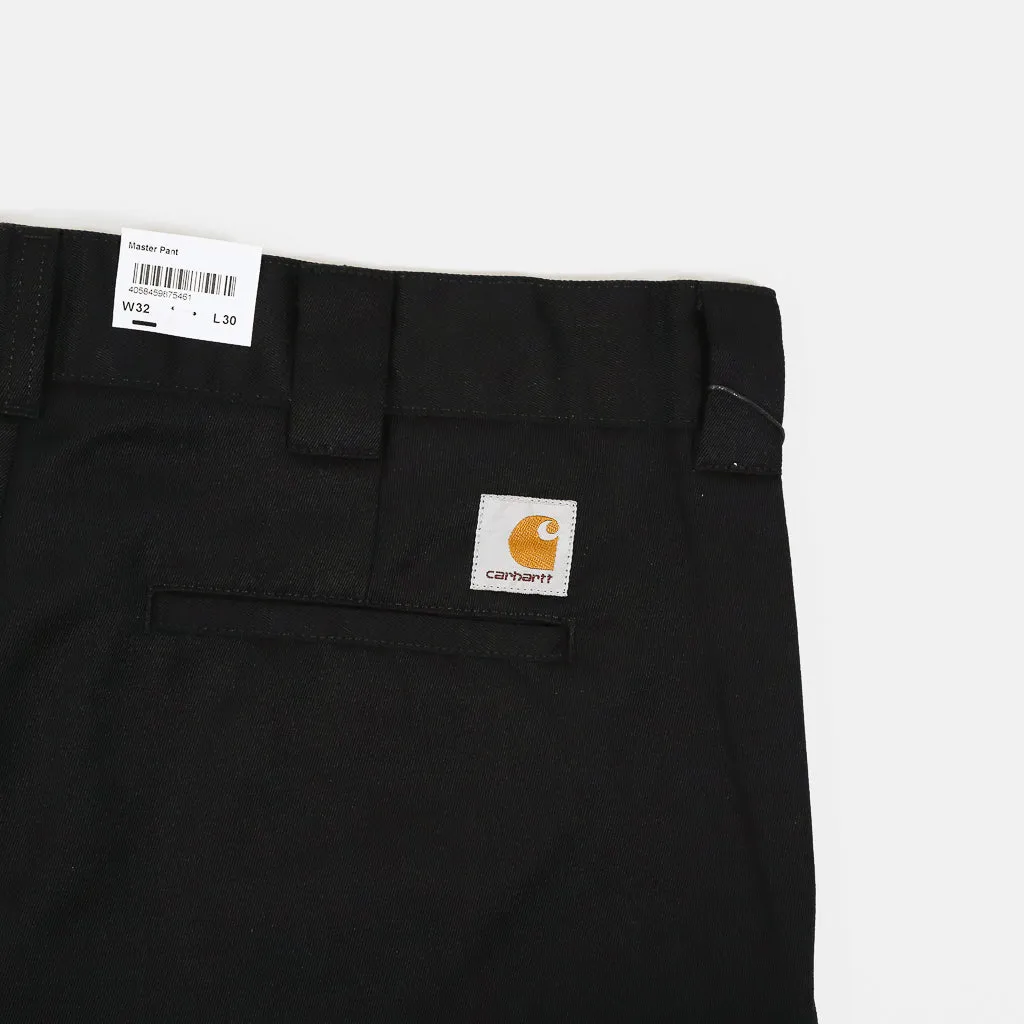 Carhartt WIP - Master Pant - Black (Rinsed)