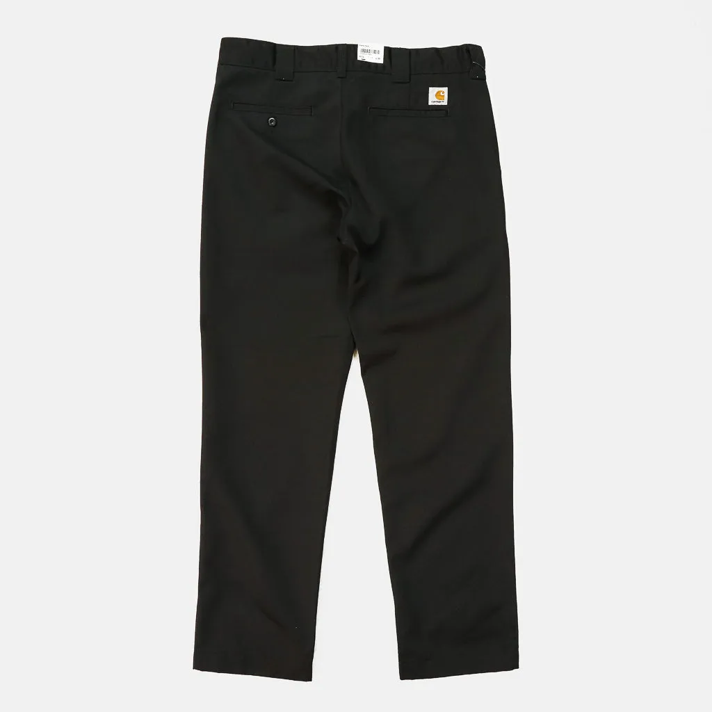 Carhartt WIP - Master Pant - Black (Rinsed)