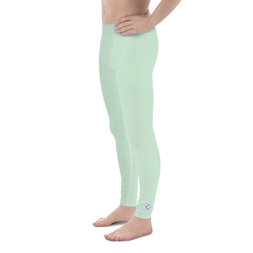 Casual Cool: Solid Color Athletic Leggings for Him - Surf Crest