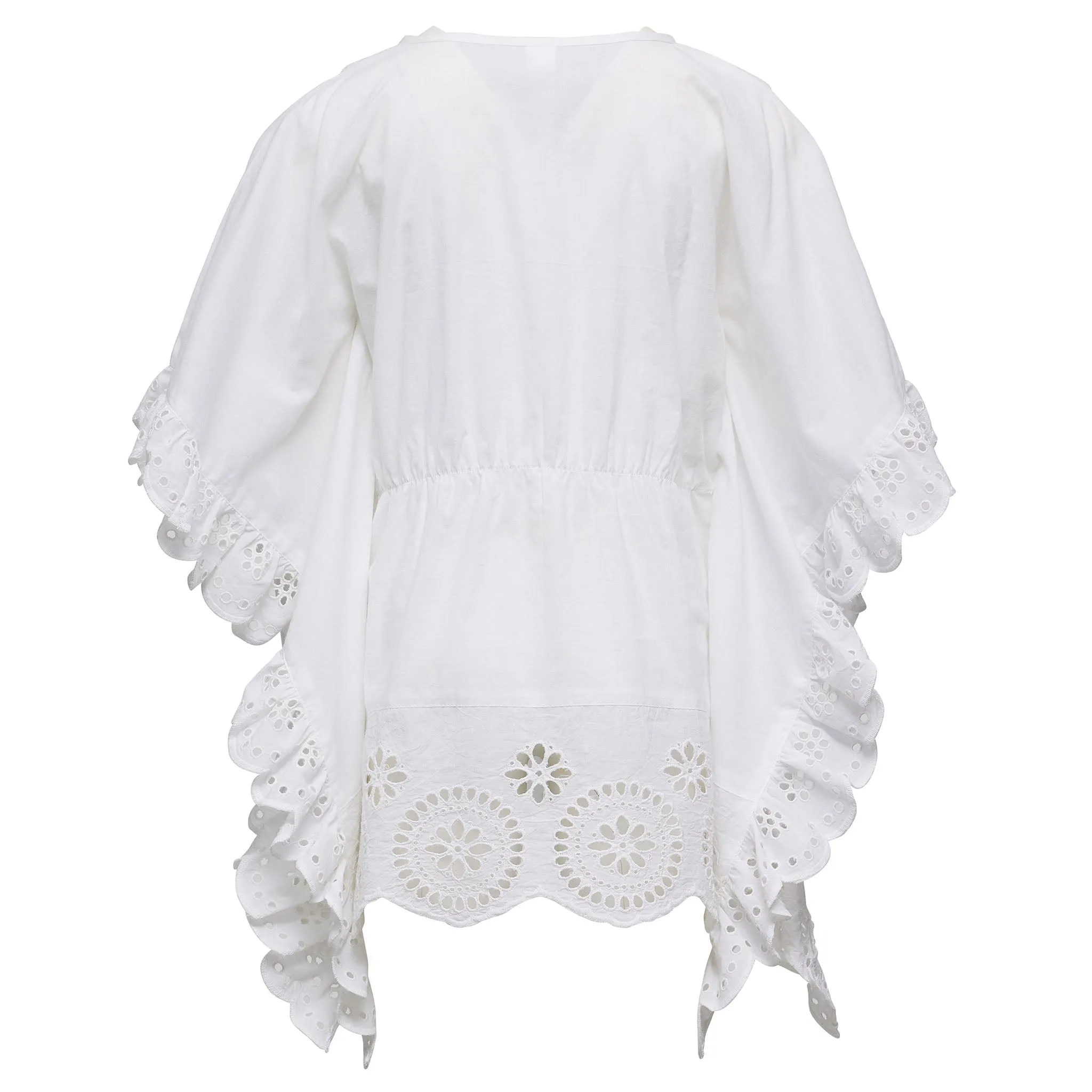 Cesci White Eyelet Cover Up