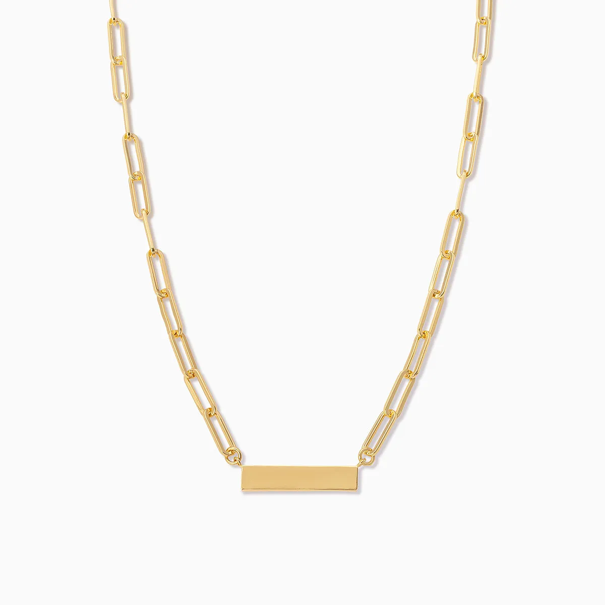 Chain and Bar Necklace