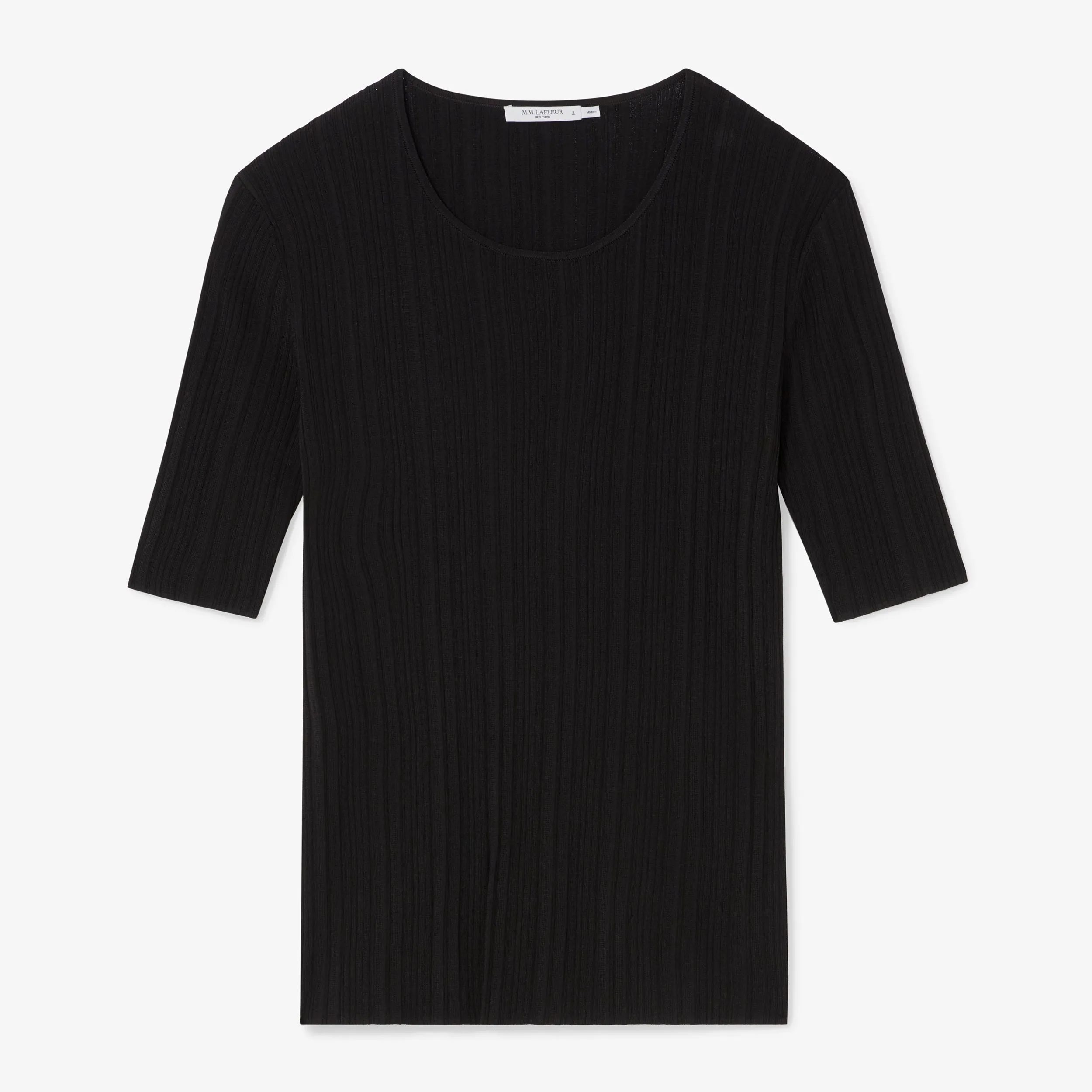 Charli Top - Textured Knit :: Black