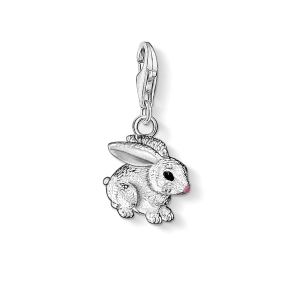 CHARM CLUB STERLING SILVER BUNNY CHARM