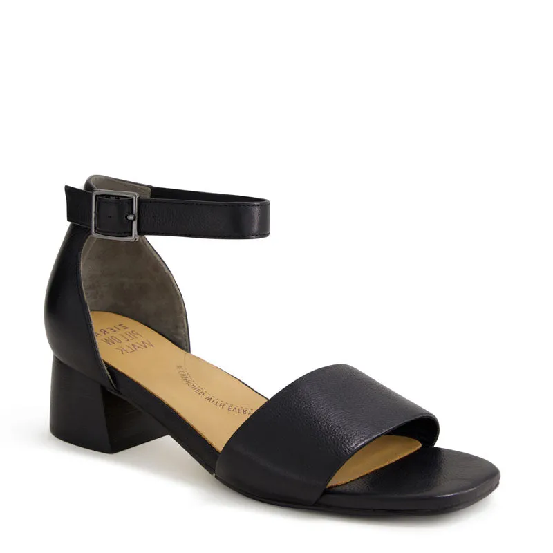 CLAIREST W - BLACK-BLACK HEEL LEATHER