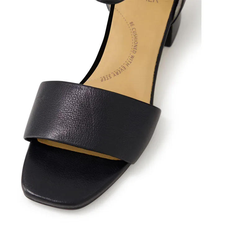 CLAIREST W - BLACK-BLACK HEEL LEATHER