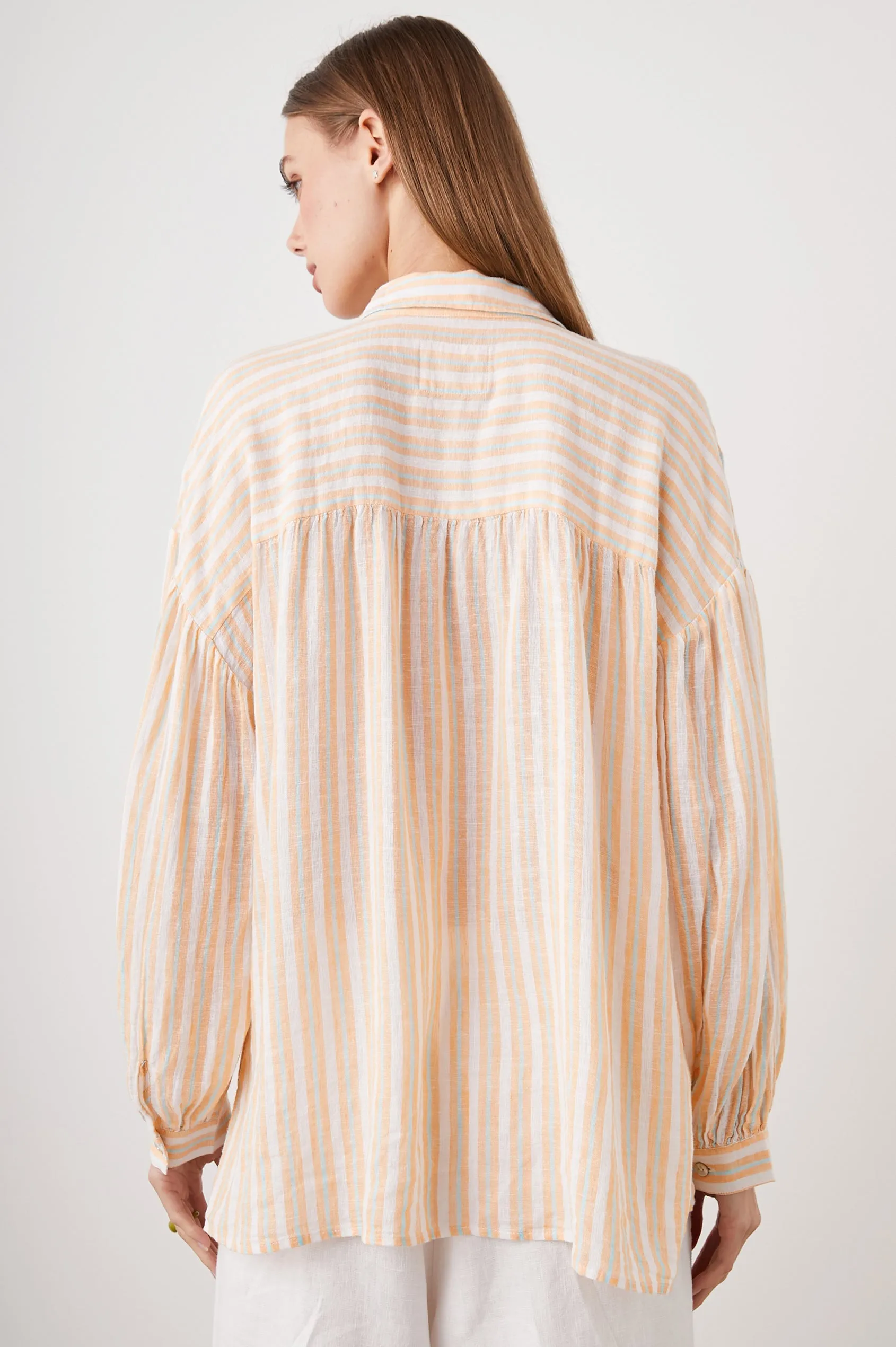 Clio Top ~ Clementine Stripe